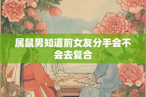 属鼠男知道前女友分手会不会去复合