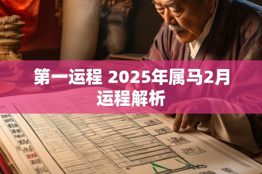 第一运程 2025年属马2月运程解析