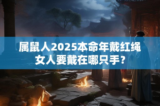 属鼠人2025本命年戴红绳女人要戴在哪只手？