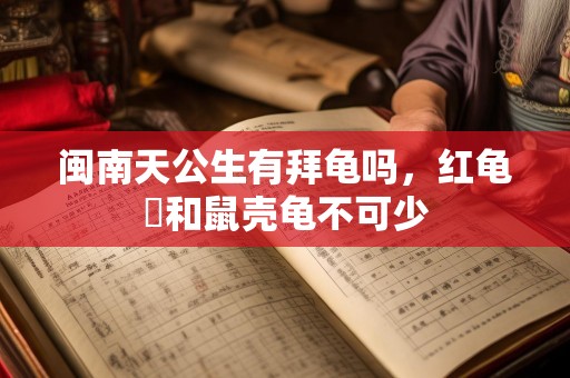 闽南天公生有拜龟吗，红龟粿和鼠壳龟不可少