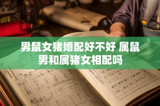 男鼠女猪婚配好不好 属鼠男和属猪女相配吗