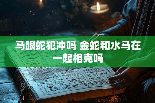 马跟蛇犯冲吗 金蛇和水马在一起相克吗