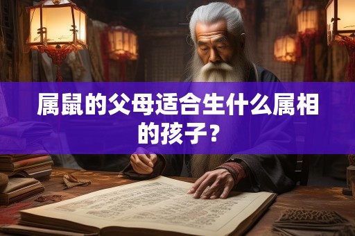 属鼠的父母适合生什么属相的孩子？