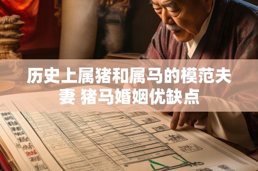 历史上属猪和属马的模范夫妻 猪马婚姻优缺点
