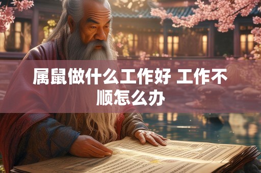属鼠做什么工作好 工作不顺怎么办