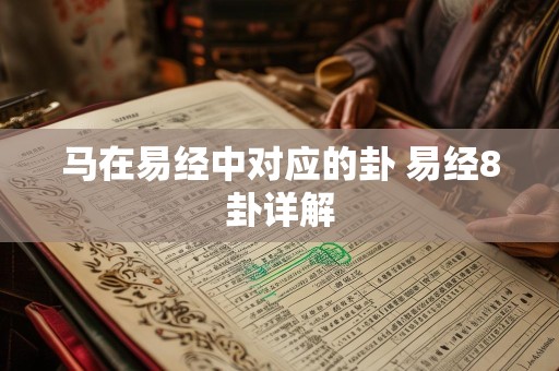 马在易经中对应的卦 易经8卦详解