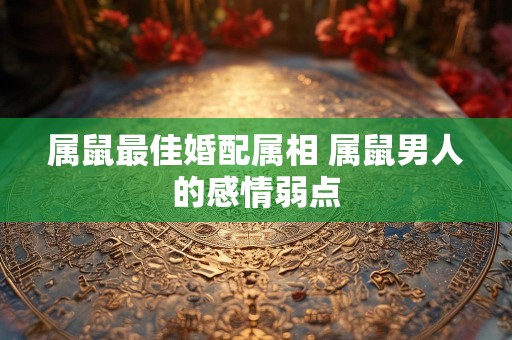 属鼠最佳婚配属相 属鼠男人的感情弱点