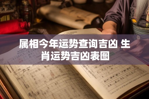 属相今年运势查询吉凶 生肖运势吉凶表图