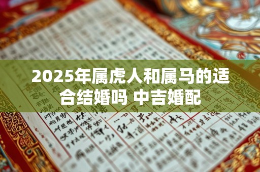2025年属虎人和属马的适合结婚吗 中吉婚配