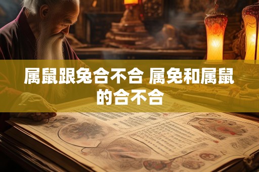 属鼠跟兔合不合 属免和属鼠的合不合