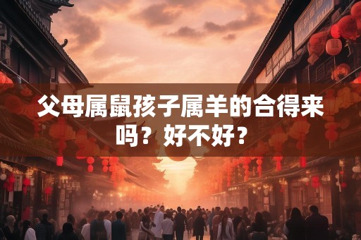 父母属鼠孩子属羊的合得来吗？好不好？