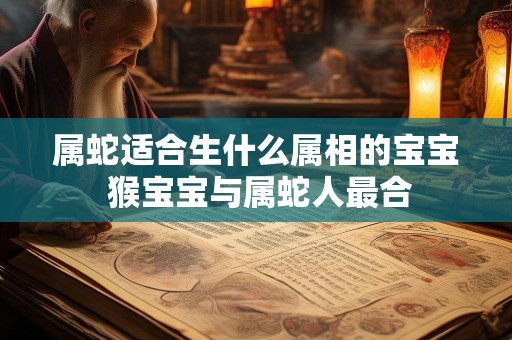 属蛇适合生什么属相的宝宝 猴宝宝与属蛇人最合