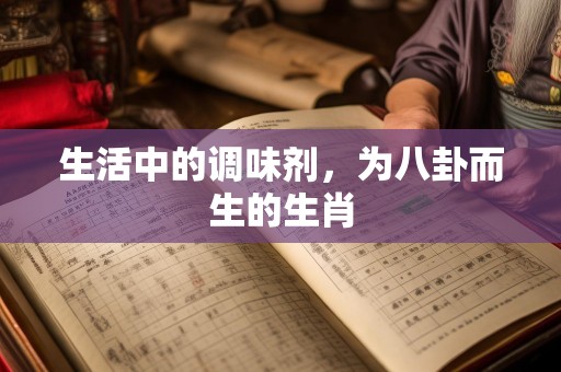 生活中的调味剂，为八卦而生的生肖