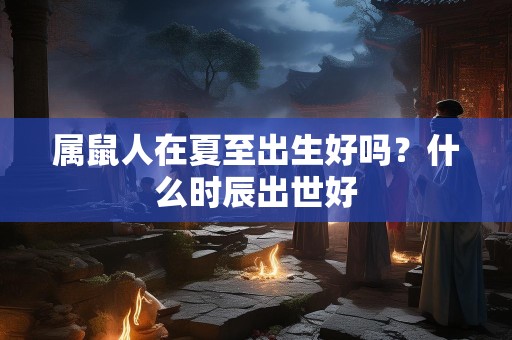 属鼠人在夏至出生好吗？什么时辰出世好