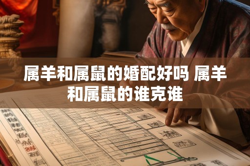 属羊和属鼠的婚配好吗 属羊和属鼠的谁克谁