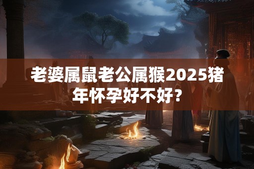 老婆属鼠老公属猴2025猪年怀孕好不好？