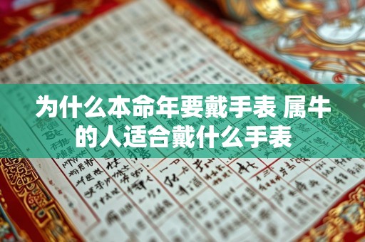为什么本命年要戴手表 属牛的人适合戴什么手表