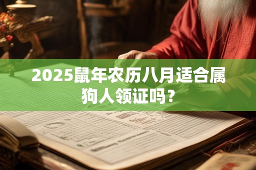 2025鼠年农历八月适合属狗人领证吗？