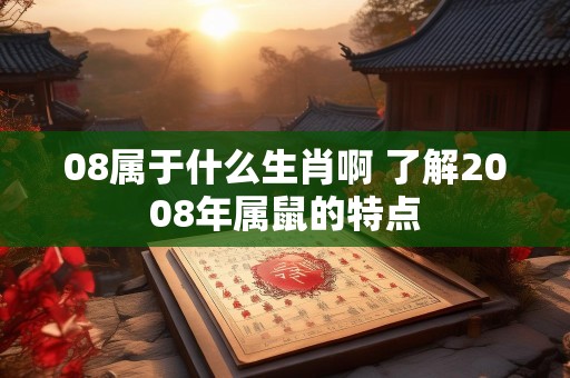 08属于什么生肖啊 了解2008年属鼠的特点