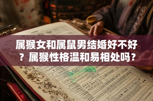 属猴女和属鼠男结婚好不好？属猴性格温和易相处吗？