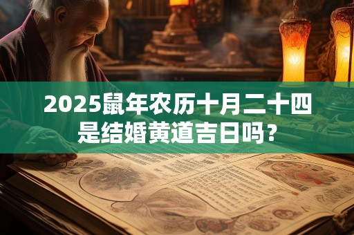 2025鼠年农历十月二十四是结婚黄道吉日吗？