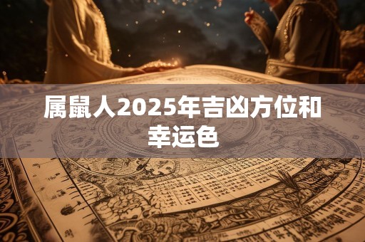 属鼠人2025年吉凶方位和幸运色