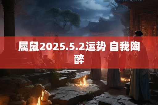 属鼠2025.5.2运势 自我陶醉