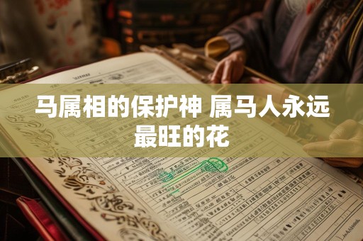 马属相的保护神 属马人永远最旺的花