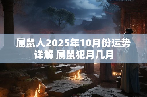 属鼠人2025年10月份运势详解 属鼠犯月几月