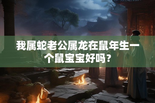 我属蛇老公属龙在鼠年生一个鼠宝宝好吗？