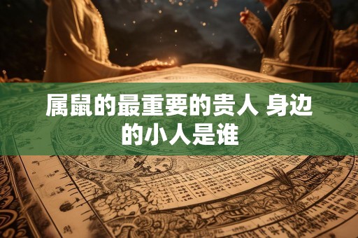 属鼠的最重要的贵人 身边的小人是谁