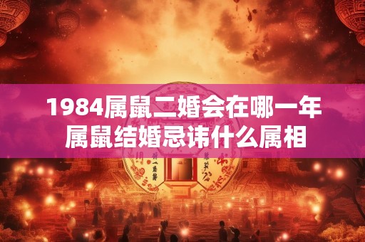 1984属鼠二婚会在哪一年 属鼠结婚忌讳什么属相