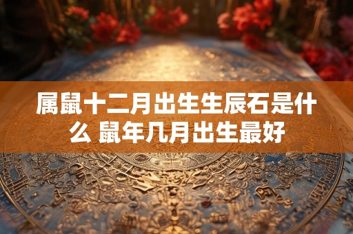 属鼠十二月出生生辰石是什么 鼠年几月出生最好