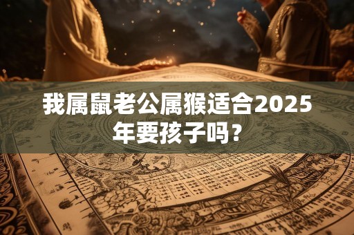 我属鼠老公属猴适合2025年要孩子吗？
