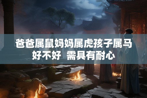 爸爸属鼠妈妈属虎孩子属马好不好  需具有耐心