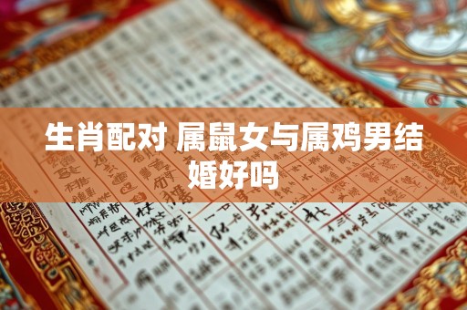 生肖配对 属鼠女与属鸡男结婚好吗
