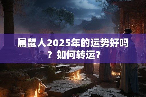 属鼠人2025年的运势好吗？如何转运？