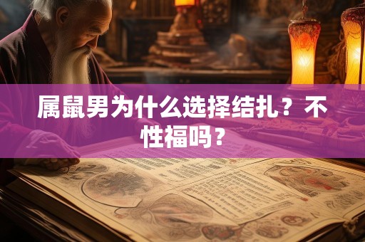 属鼠男为什么选择结扎？不性福吗？