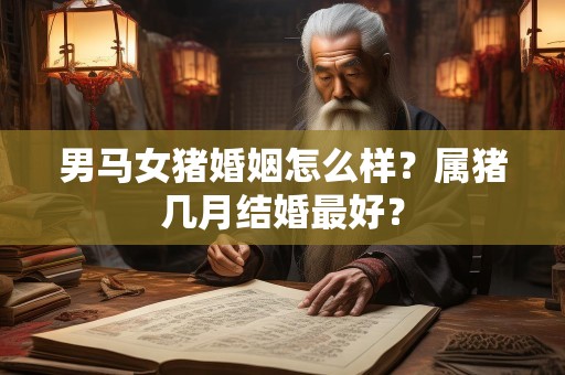 男马女猪婚姻怎么样？属猪几月结婚最好？