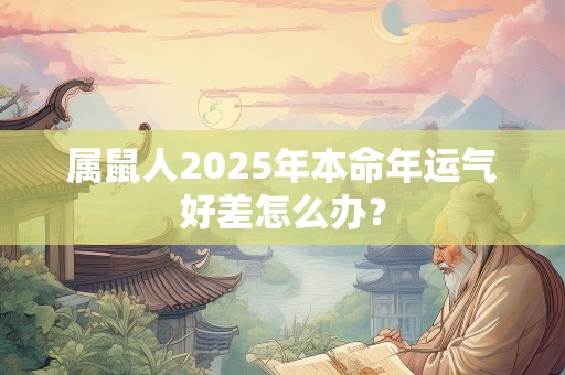 属鼠人2025年本命年运气好差怎么办？