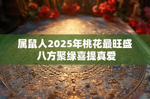 属鼠人2025年桃花最旺盛 八方聚缘喜提真爱