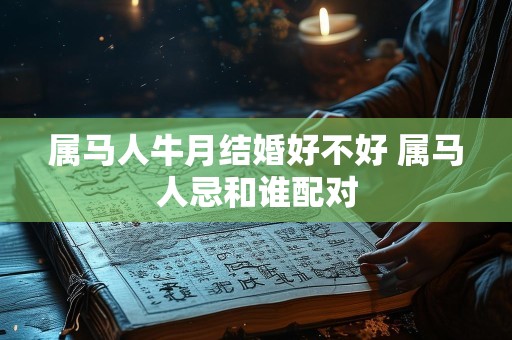 属马人牛月结婚好不好 属马人忌和谁配对