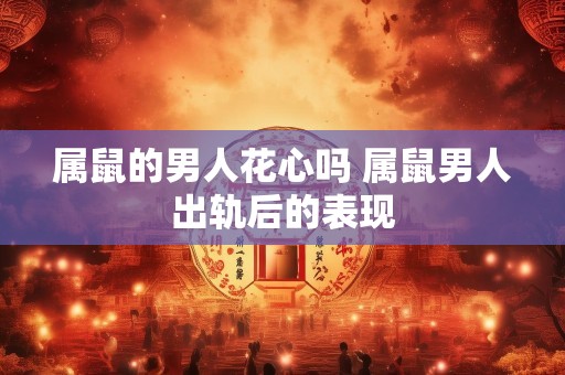 属鼠的男人花心吗 属鼠男人出轨后的表现