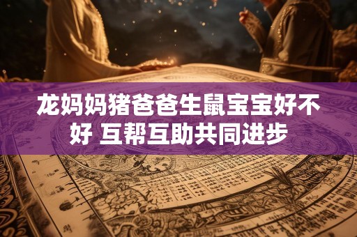 龙妈妈猪爸爸生鼠宝宝好不好 互帮互助共同进步