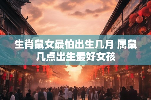 生肖鼠女最怕出生几月 属鼠几点出生最好女孩