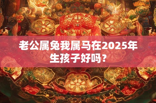 老公属兔我属马在2025年生孩子好吗？