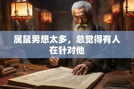 属鼠男想太多，总觉得有人在针对他
