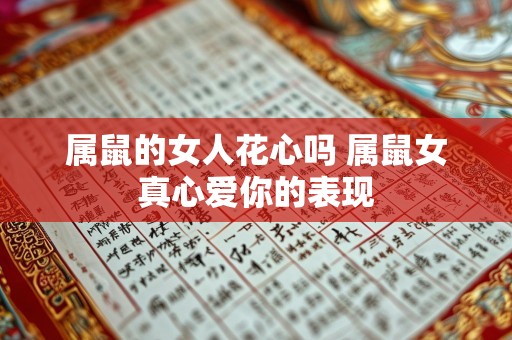 属鼠的女人花心吗 属鼠女真心爱你的表现