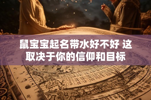 鼠宝宝起名带水好不好 这取决于你的信仰和目标