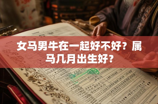 女马男牛在一起好不好？属马几月出生好？